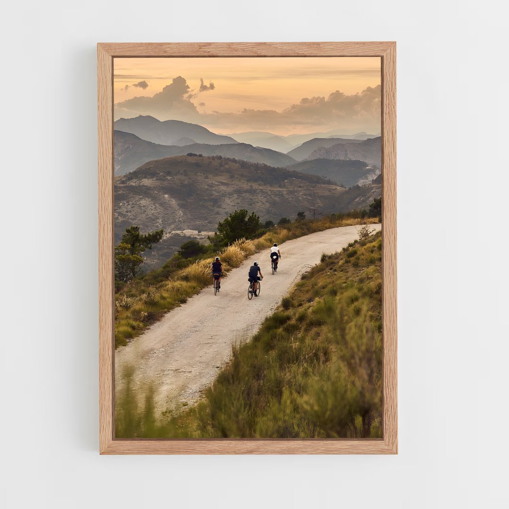 Poster Piste Silencieuse – affiche Cyclisme (vue 4)